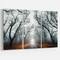 Designart - Mystic Road in Forest - Landscape Photography Canvas Print